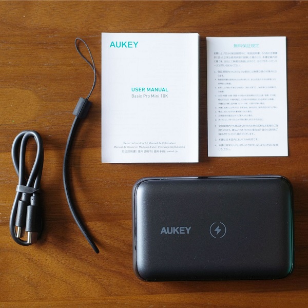 AUKEY Basix Pro Mini(PB-WL01S)同梱品