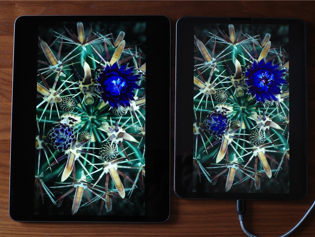 iPadPro第5世代・第4世代のディスプレイ比較