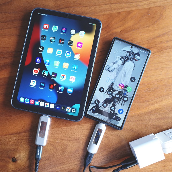 Innergie C3 DuoでiPad mini（第6世代）とGoogle Pixel 6を充電