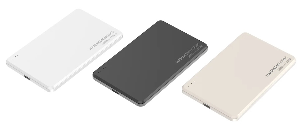 HAMAKEN WORKS：SSPB（Solid State Power Bank)（HW-SSPB050）