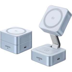 UGREEN MagFlow 2-in-1 マグネット式ワイヤレス充電器 25W