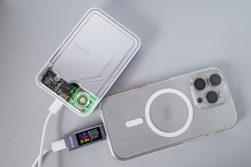 SHARGE ICEMAG 2によるiPhone 16 Proの有線充電速度