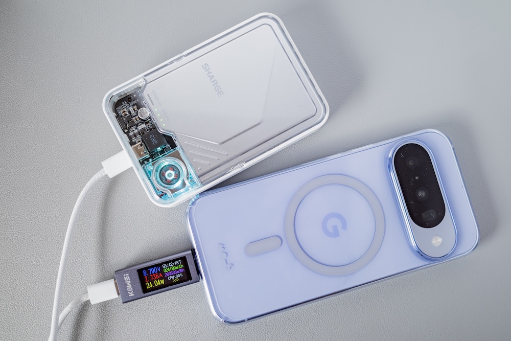 SHARGE ICEMAG 2によるGoogle Pixel 10の有線充電速度