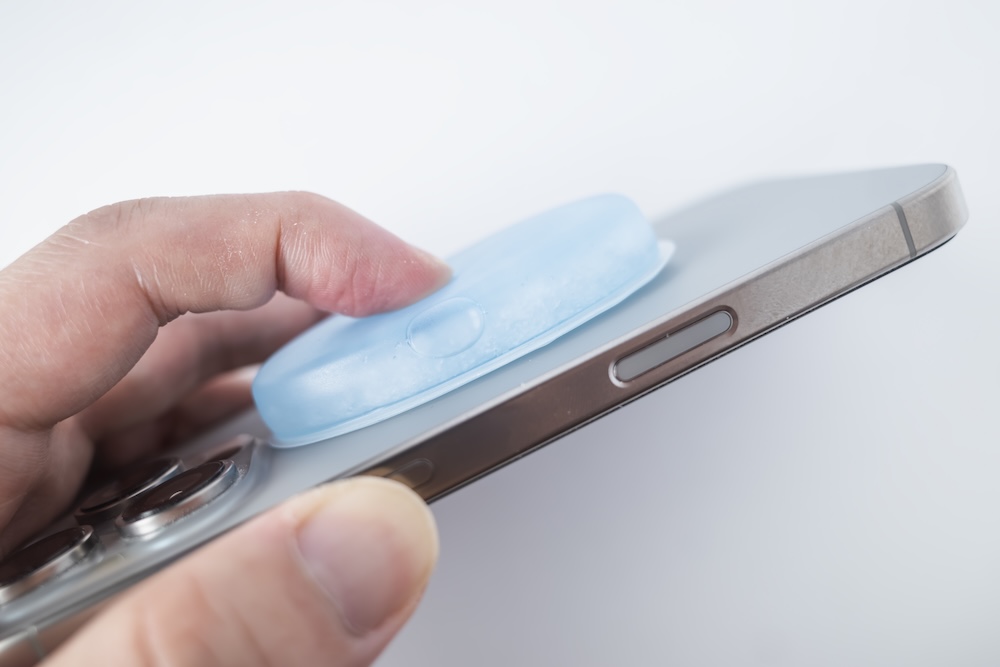 エレコム モバピタッCool スマホ冷却パッド解凍時の弾力