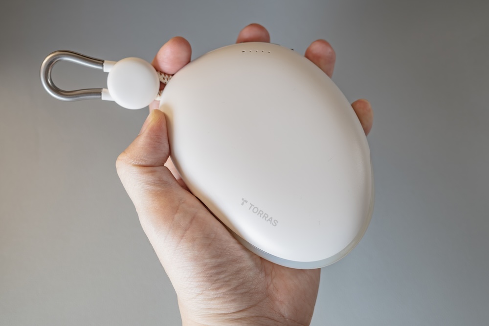 TORRAS FlexLine Pebbleを手で持った感じ