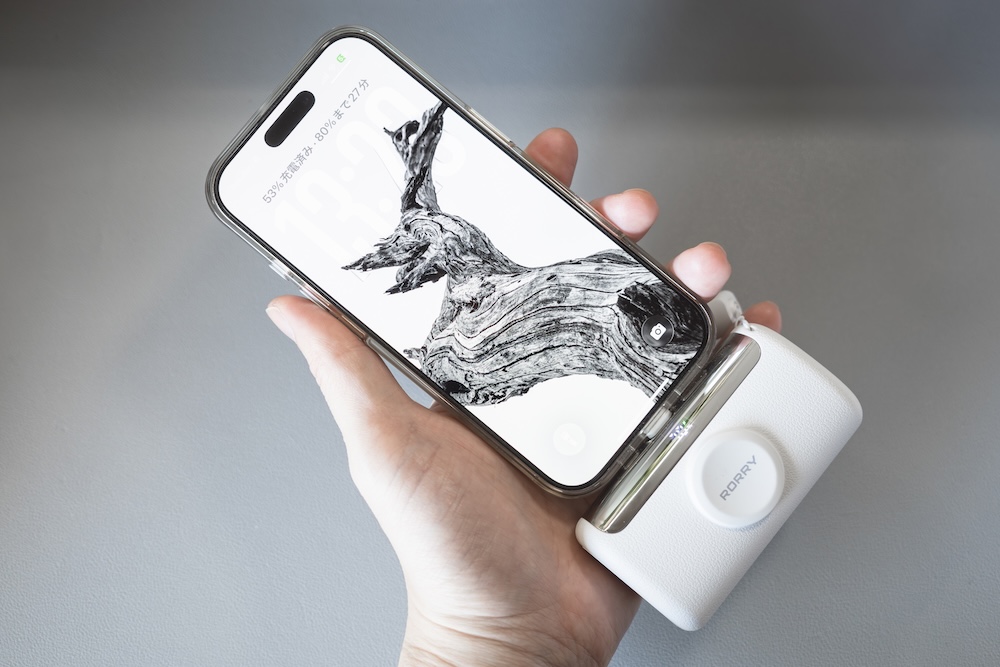 RORRY D5-10000をiPhone 16 Proに装着