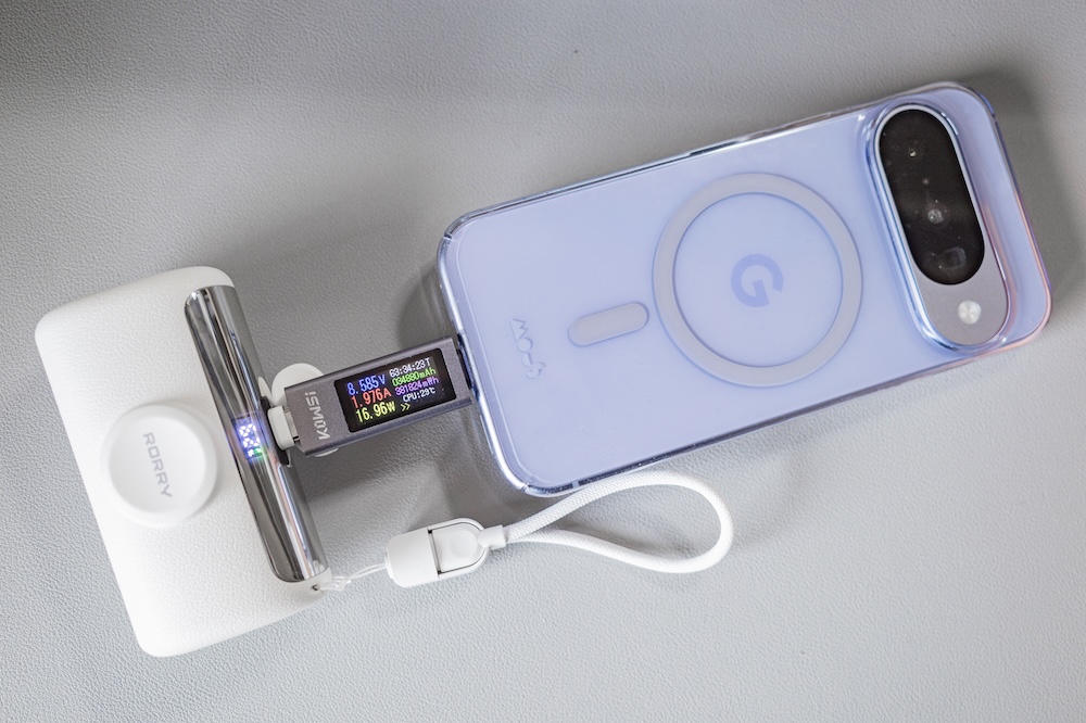 RORRY D5-10000直挿しコネクタでPixel 10を充電