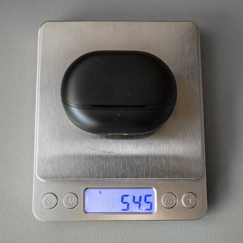 SOUNDPEATS Air5 Pro+全体の重さ