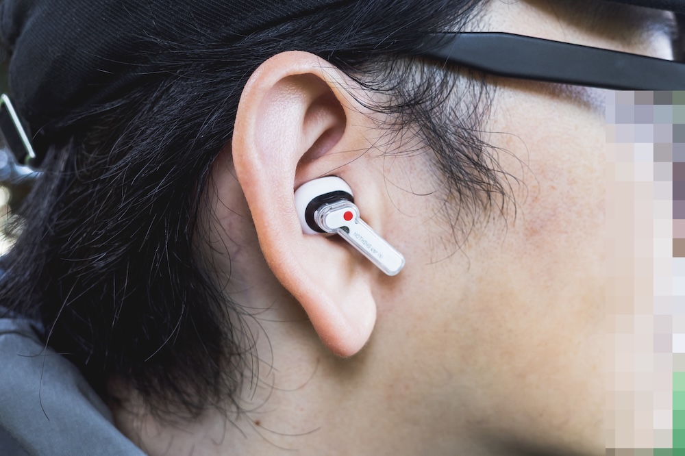 Nothing Ear (a)装着イメージ