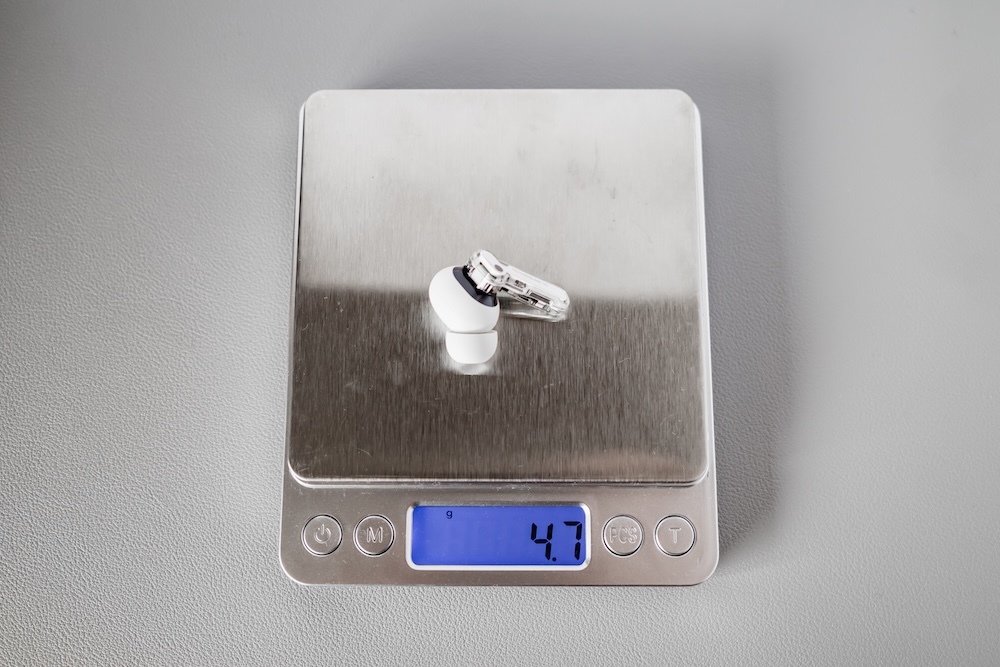 Nothing Ear (a)イヤホンの重さ