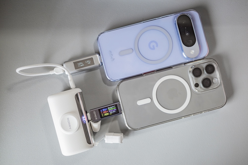 RORRY D5-10000でスマホ2台を同時充電