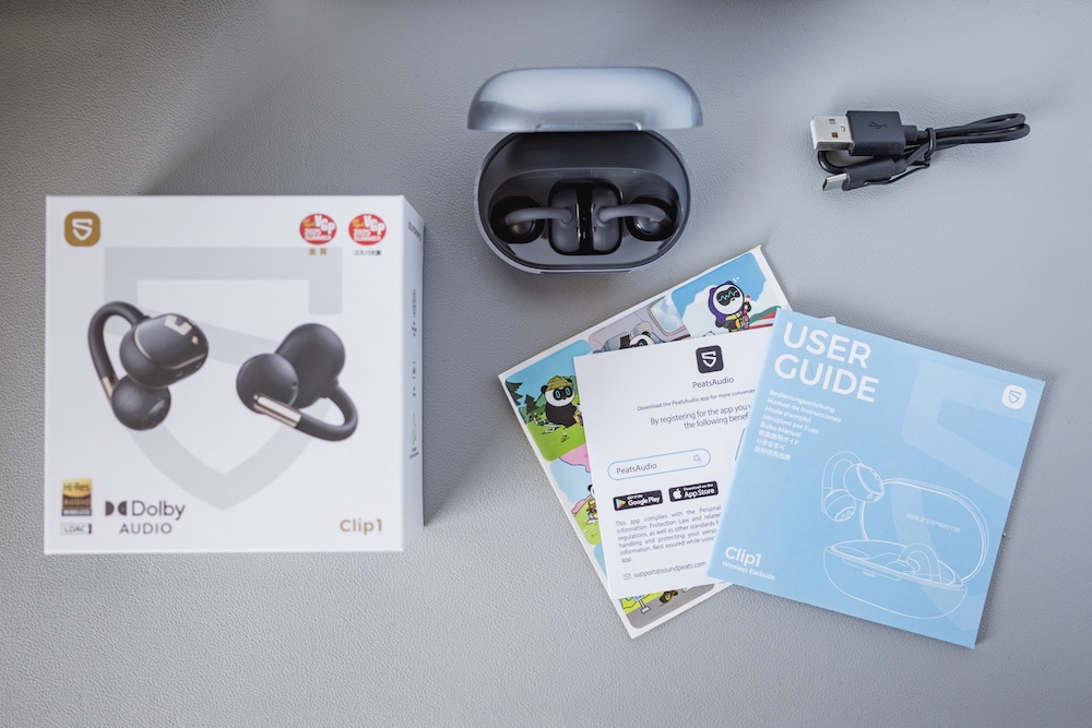 SOUNDPEATS Clip1同梱品