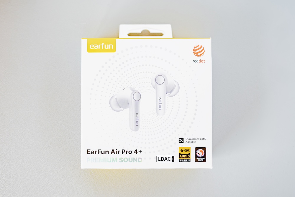 EarFun Air Pro 4+のパッケージ