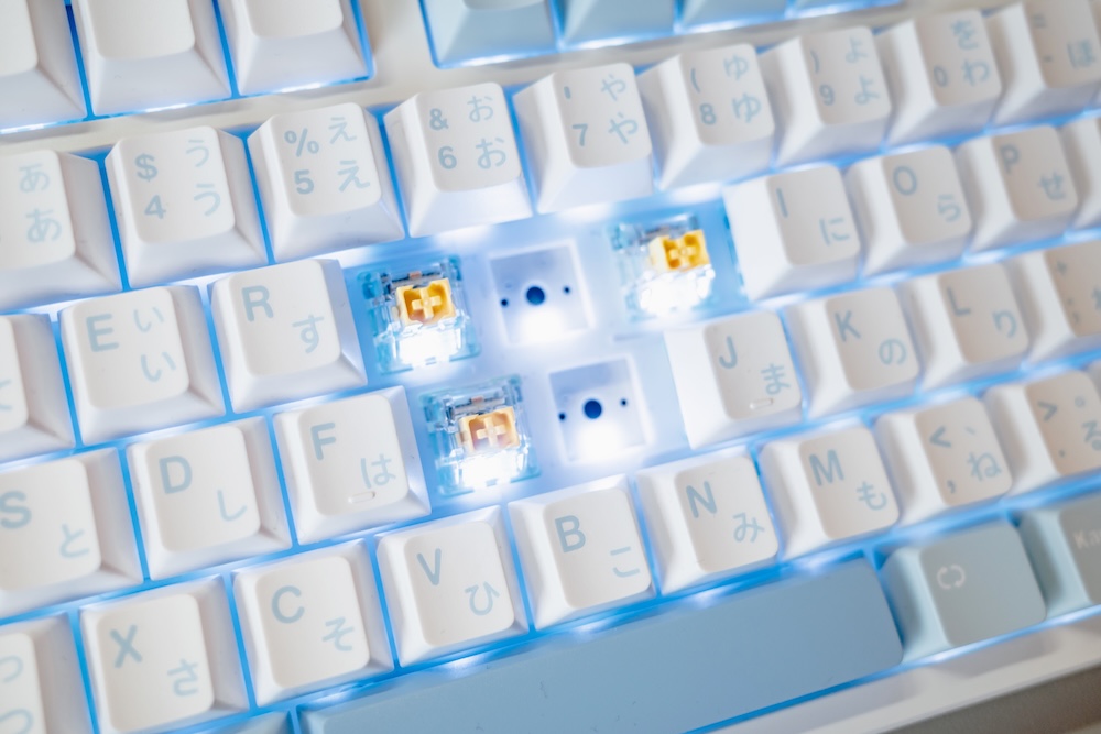 EPOMAKER TH87 JIS LEDライト