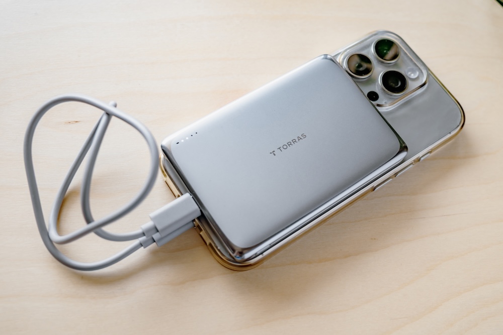 TORRAS MiniMag Pro 5000mAhの付属USB-Cケーブル