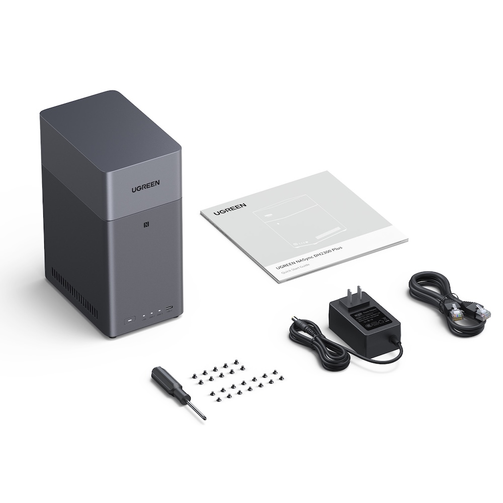 UGREEN NASync DH2300同梱品