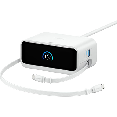 Anker Nano Charging Station (7-in-1, 100W, 巻取り式 USB-C ケーブル)
