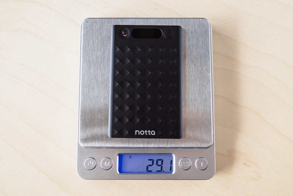Notta Memoの重さ