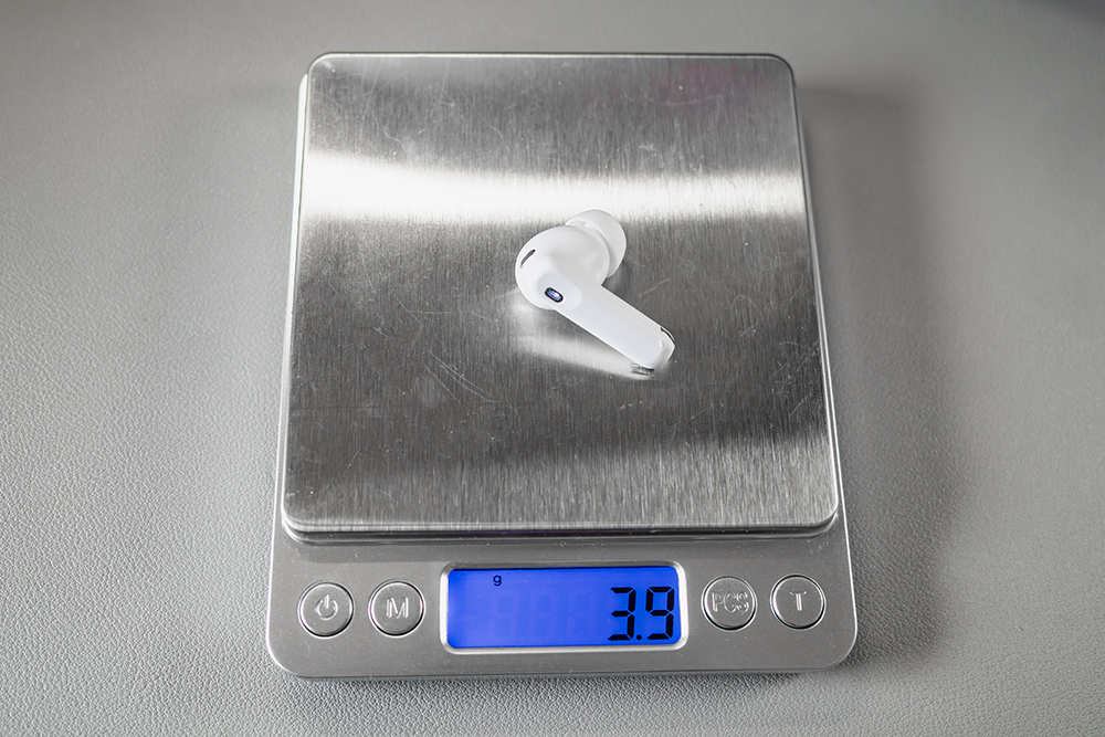 Blackview AirBuds12イヤホン本体の重さ