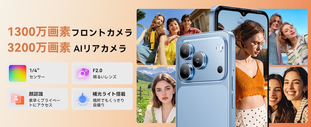Blackview Wave 7Cのカメラ