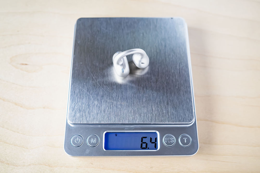 EDIFIER Comfo Bass Proイヤホン片方の重さ