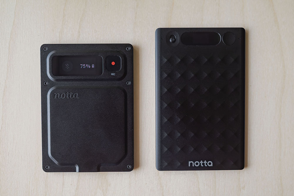 Notta Memo ProとNotta Memo Type-C