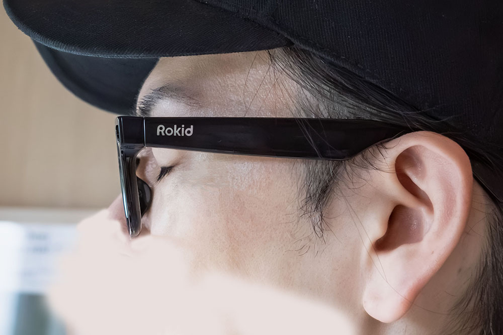 Rokid Ai Glasses Style着用例