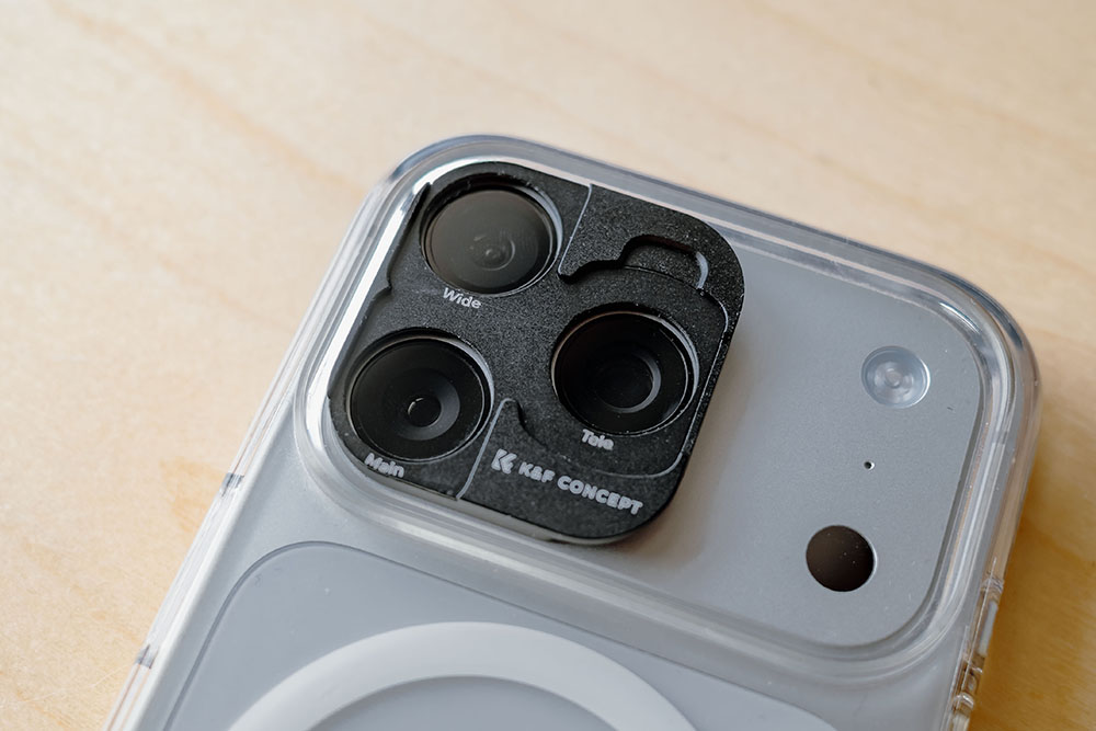 K&F CONCEPT iPhone Pro専用 フィルターマウントベースをiPhone 17 Proに装着