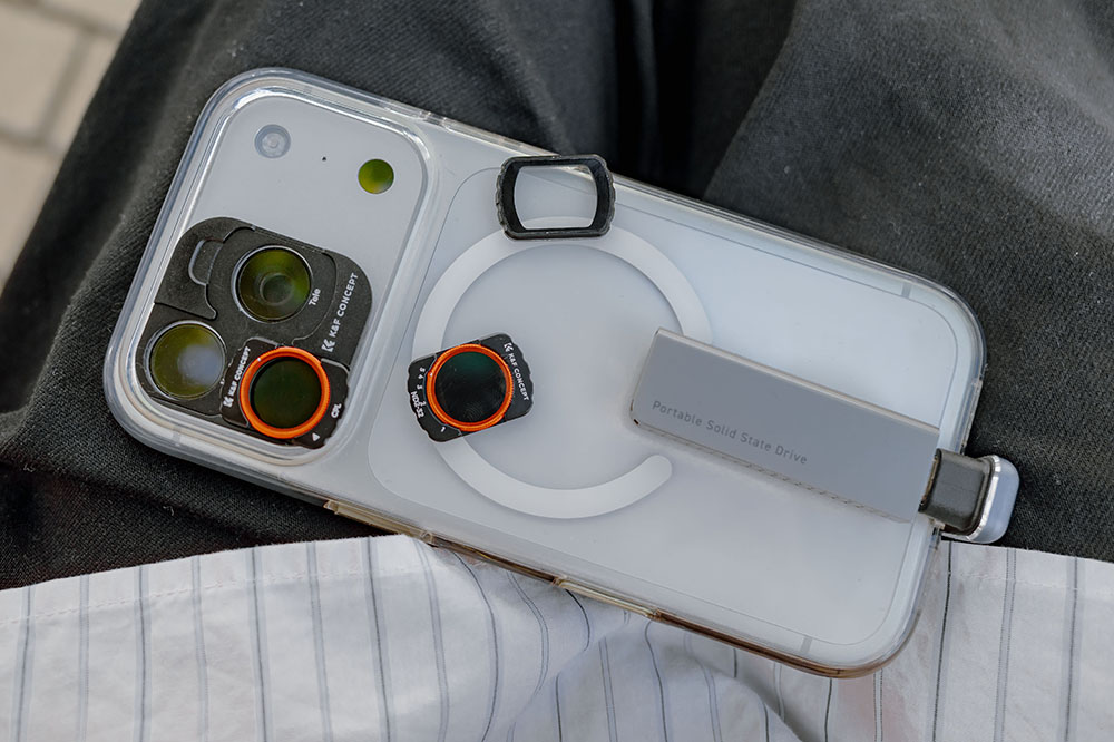 K&F CONCEPT 可変NDフィルターをOsmo Pocket 3に装着