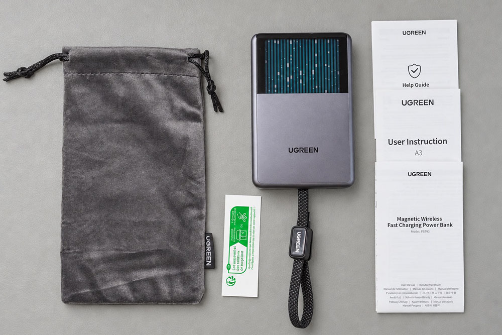 UGREEN MagFlow Pro 液体冷却式モバイルバッテリー 同梱品