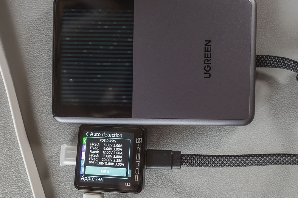 UGREEN MagFlow Pro 液体冷却式モバイルバッテリーのPDO